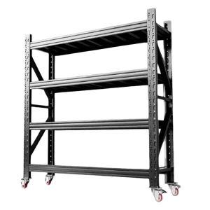 200kg Light Duty Cold Roll Steel Industrial Shelving Adjustable Stacking Racks Large Storage Capacity Warehouse Rack Anti-Rust