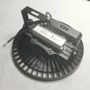 UFO 250 300 Watt U Bracket Surface Mounted High Bay Luminaria Circular DMX Dimmable LED Highbay ETL UL cUL Listed Non Line Voltage 100-277 V 90 Degrees Angle