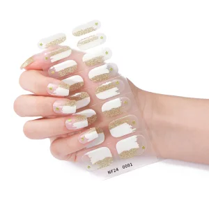 2026 Uvgel Hot Selling Nail Factory Beauty Products Wholesale New UV Gel Nail Stickers 3D Semi-Curing Gel Polish Shiny Thin