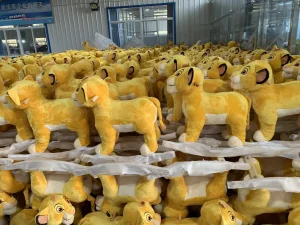 OEM Licensed Plush Toy Stuffed Heated Rocking Horse