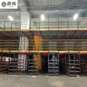 Customized Shelf Mezzanine Supports Industrial Grating Cold Storage Steel Mezzanine Shelf Mezzanine System garage shelving
