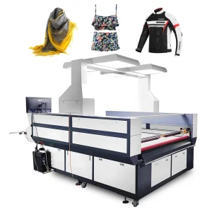 1.8X1.4m Two Head Apparel Laser Cutting Machine for Digital Printing Textile Cloth Sublimation Fabric