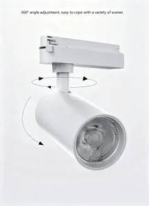 360° Rotatable Recessed Eyeball Light Magnetic Track Downlight Adjustable Magnetic Track Spotlight LED Multi-Directional Adjustable