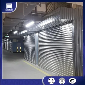 Industrial Metal Steel Fire Door 3 Hours Fire Proof Steel Rolling Industrial Doors Fire Rated Roller Shutter Door