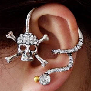 Skull Earring Cuff