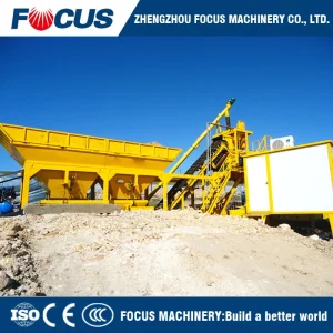 Manufacturers Portable Yhzs25 Mobile Concrete Mixer Plant Overall Power 40kw