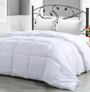 Oversize Queen Comforter Winter Summer Soft Quilted Down Alternative Duvet Insert Corner Tabs