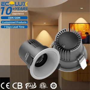 Ecolux High End LED COB Recessed Spotlight