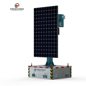 In Stock 2*60W LED Light With IP65 Rating 5-Year Warranty Solar Lighting Tower