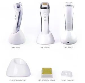 Portable R F Microcurrent Face Lifting Massager for Skin Firming, Tightening and Anti-Aging Facial Treatment Device