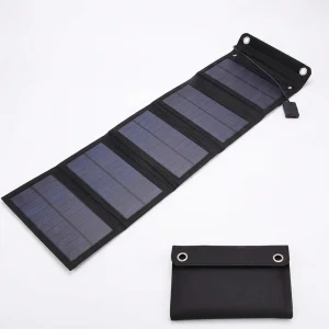 Portable silicon foldable solar panels