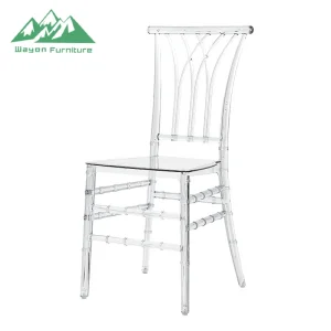 Wayon Stainless Steel Contemporary Hotel Chair Stackable &amp; Durable for Commercial Events Parties Lobby Use
