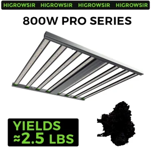 800W Vertical Farming LED Grow Light Full Spectrum + UV/IR Boost for 4X4FT Commercial Growth