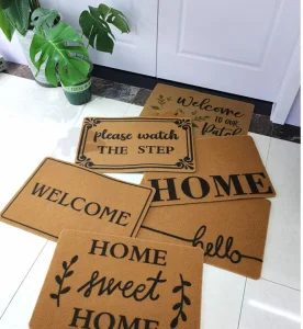 Custom printed door mats welcome entrance mat