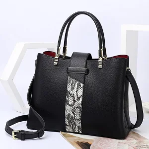 Wholesale Woman Designer Waterproof Snake Skin Pattern Leather Handbag Luxury Crossbody Bags Ladies Women Hand Custom Shoulder Bag - Snake Skin Pattern Leather