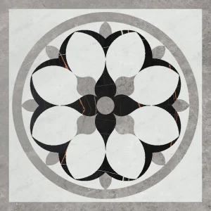 Multi-color Marble Medallion