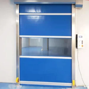 High-Speed Rapid Shutter Steel Door Waterproof Rolling Fast Metal Fire-Rated Roll Finished PVC Stainless Steel Main Material