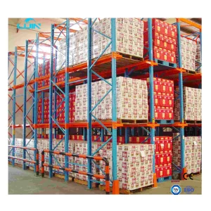 Beverage Storage Rack FMCG Warehouse Rack Bottle Storage Rack Industrial Drive-in Pallet Rack Metal Rack