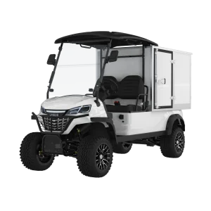 12 Inch Road Tire Aluminium Utility Electric Vehicle Electric Golf Cart With Cargo Box