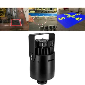 Proyector de Gobo de Cinta Virtual LED de Alta Resistencia para Área de Alerta de Peligro de Grúas Industriales Pesadas