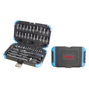 Kit de Reparação Profissional Fixtec 46PCS Conjunto de Ferramentas Mecânicas para Reparação de Carros com Caixa de Plástico