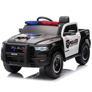 Licensed RAM 1500 Rho Police Super Truck Ride on Car for Kids
