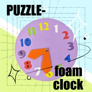 EVA Foam Montessori Clock Learning Toy