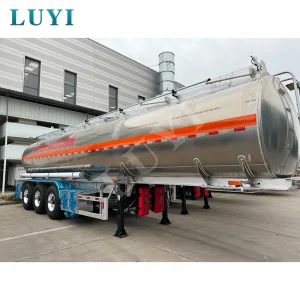 3 Axles 36000L/42000L/43000L Carbon Steel/Stainless Steel/Aluminum Alloy Tank/Tanker Truck Semi Trailer Manufacture Aluminium Steel 52000 Liters Fuel Tankers