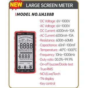 High Precision Rechargeable Multimeter