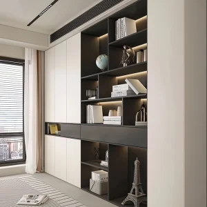Gabinete de vino minimalista