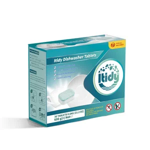 Eco Friendly Household Chemical Dishwashing Chemical Anti-redeposit Ultra Clean And Extra Shining Dishwasher Tablets