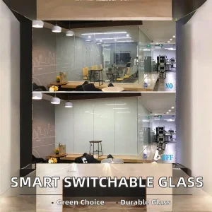 3/4/5mm Smart Switchable Electric Privacy Pdlc Film Glass for Windows, Doors and Partitions