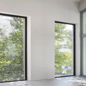 Fabricante principal de China Ventanas arquitectónicas fijas negras personalizadas Ventanas modernas de aleación de aluminio