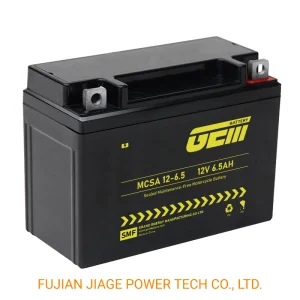 MCSA 12V6.5AH Motorcycle Battery Intelligent Gel MF Maintenance Free Factory Activated Power Sports High Performance Rechargeable Lead Acid Battery - GEMBATTERY