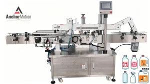 Auto Two Sides Flat Bottle Front and Back Label Applicator Labeling Machine Manufacturer