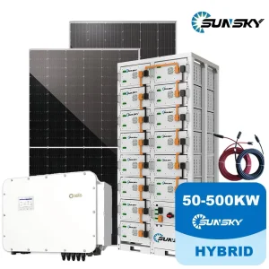 Módulo Bess a gran escala a precio económico con batería de litio refrigerada por líquido y 125kw inversor solar para instalaciones comerciales