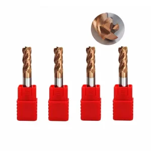 MTS HRC55 TiSiN Coated 4-Flute Carbide End Mill