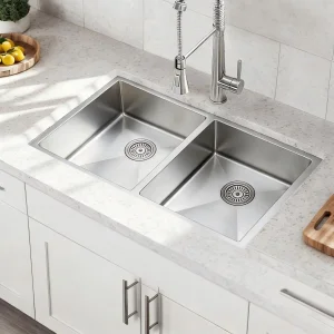 Customized Double Bowl Stainless Steel Kitchen Sink Handmade Sink