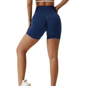 Manufacturer Wholesale Ruched Custom Gym Active Sports Wear Women Running Sweat Absorbing Short Fitness Yoga Bike Shorts