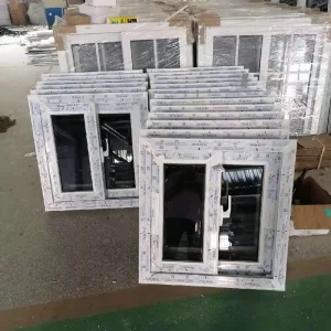 Modern Design UPVC Sliding Window Energy Efficient Double Glazed Hurricane Resistant Vinyl Frame Windows for USA House Market