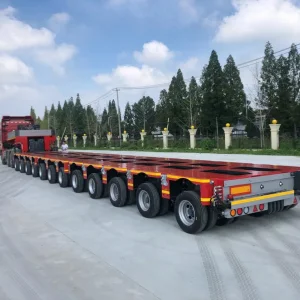Hydraulic Axle Modular Trailer Heavy-Duty Transport Solution for Oversized and Specialized Cargo