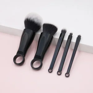 Pincel de Maquiagem para Sombra de Olhos de Fibra Sintética Personalizado por Atacado Kit de Ferramentas de Beleza para Cuidados com a Pele Facial