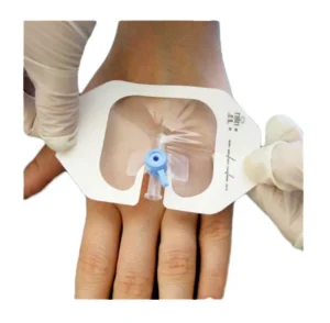 Disposable Waterproof IV Cannula Fixation Dressing Transparent Film Fixing Dressing with Border