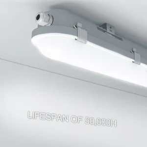 LED Tube Lighting Outdoor 2FT/4FT/5FT IP65 Triproof Batten Waterproof Light Fixture