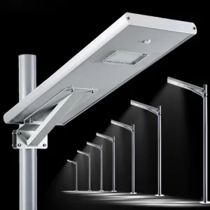 Preço de 6m 30W Sistema de Energia de Decoração de Iluminação de Lâmpada de Rua Solar LED Integrado Tudo-em-Um Fornecedor