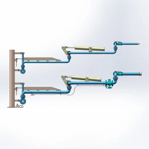 Truck Tank-Specific Loading Arm Al2513 for Oil Quick Docking