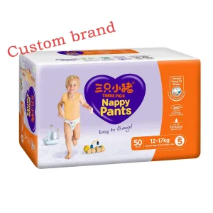 Popular High Absorption Baby Pants Diaper Disposable Nappy for Newborn Care