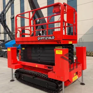 Rough Terrain Crawler Scissor Lift for Indoor Outdoor Construction Maintenance Installation Tasks