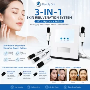 Professional Facial Spa Machine Microdermabrasion Hydro Facial Water Oxygen Jet Peel for Rejuvenation Skin Whitening
