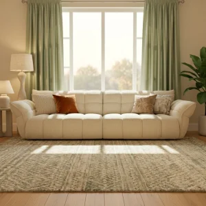 Modular Sectional Velvet Fabric Sofa